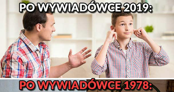 Wywiadówka kiedyś i dziś 