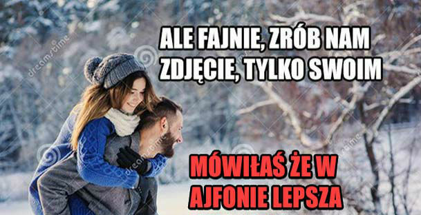 Ajfony zimą 