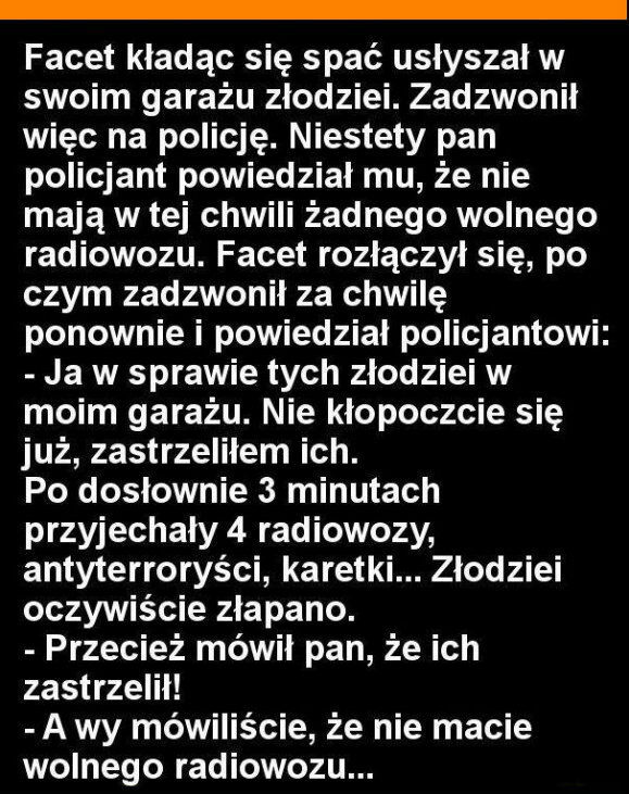 Tak właśnie działa Policja