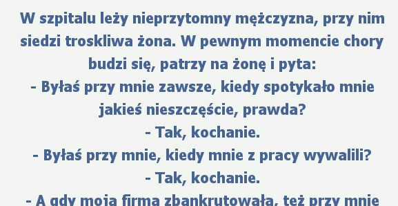 Była przy nim, kiedy to się stało 