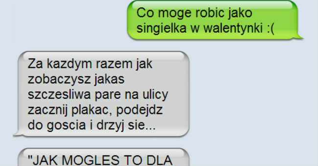 Co może robić singielka w walentynki?