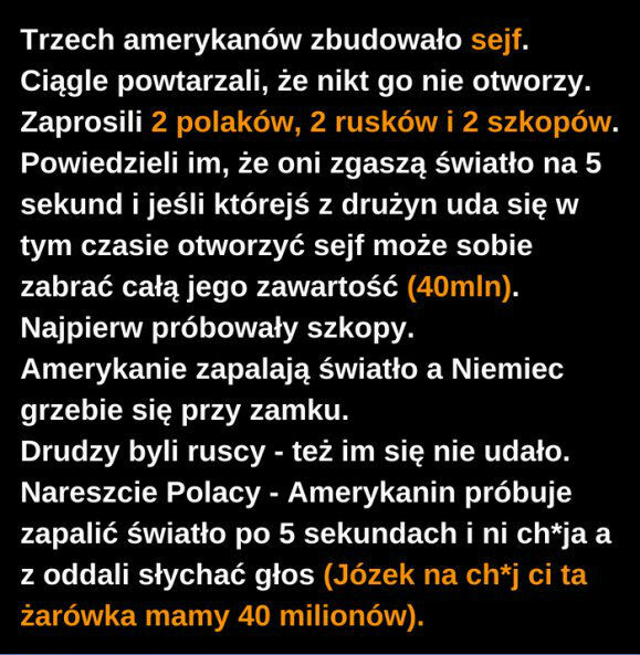 Polak nie przepuści 