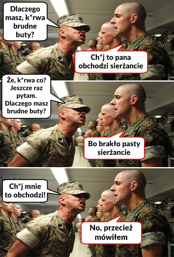 Tymczasem w wojsku