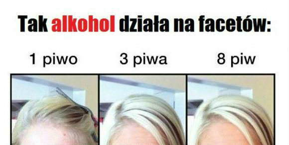 Tak alkohol działa na facetów