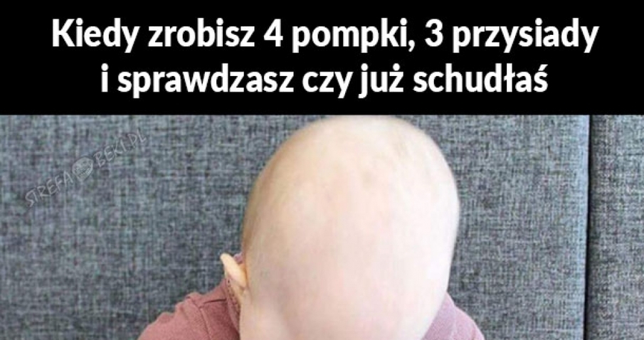 Tak wyglądam po ćwiczeniach :D