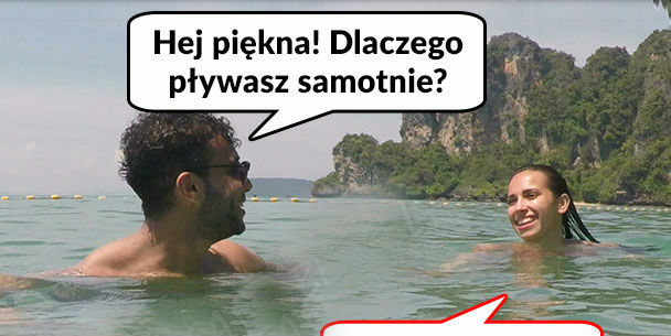 Samotna pływaczka