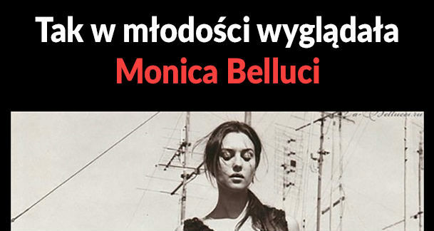 Zniewalająca Monica Belluci w młodości