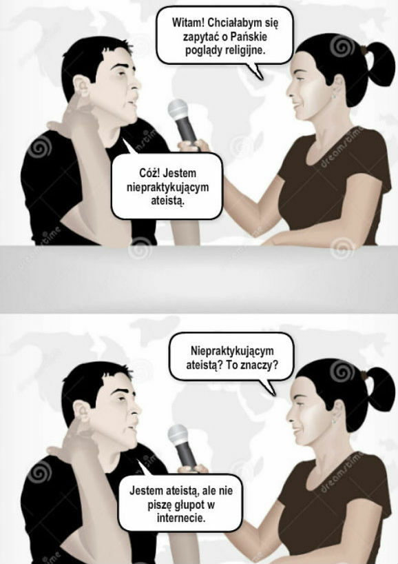 Niepraktykujący ateista