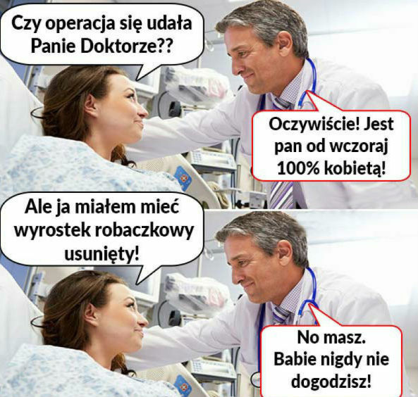 Rozmowa po operacji :D