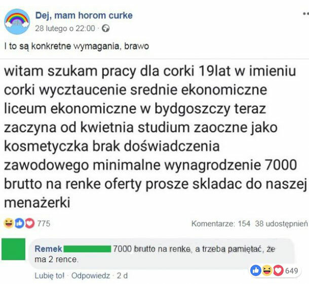 Wymagania Karyny :D