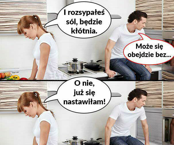 Kłótnia wisi w powietrzu