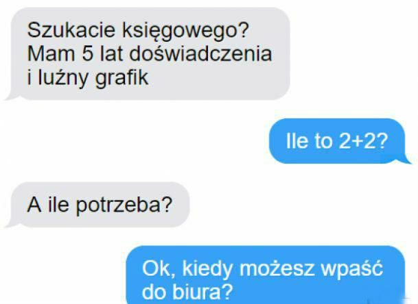 Typowy księgowy :D
