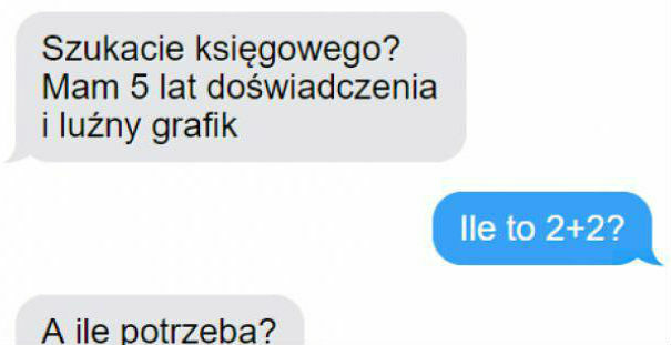 Typowy księgowy :D