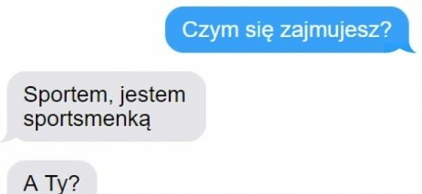 Jestem sportsmenką, a Ty? 