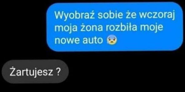 Wypadek żony