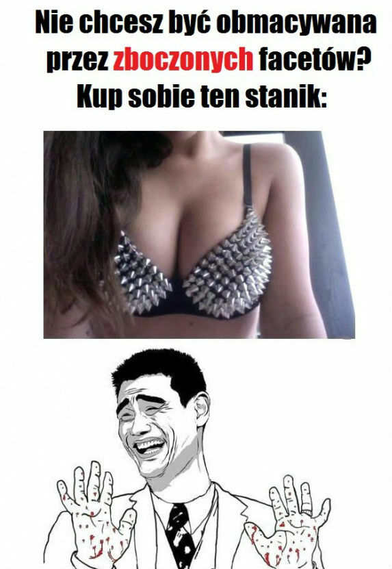 Kiedy nie chcesz być obmacywana :D