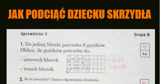 Tak się podcina dzieciom skrzydła
