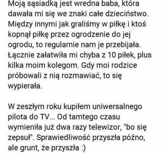 Zemsta najlepiej smakuje na zimno