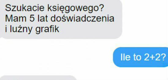 Potrzebujecie księgowego? 