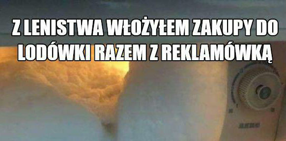 Byłem leniwy