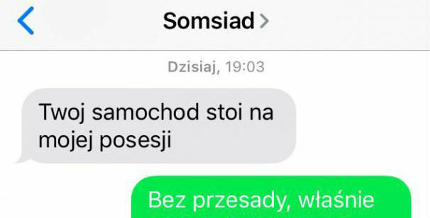 Problem z somsiadem 