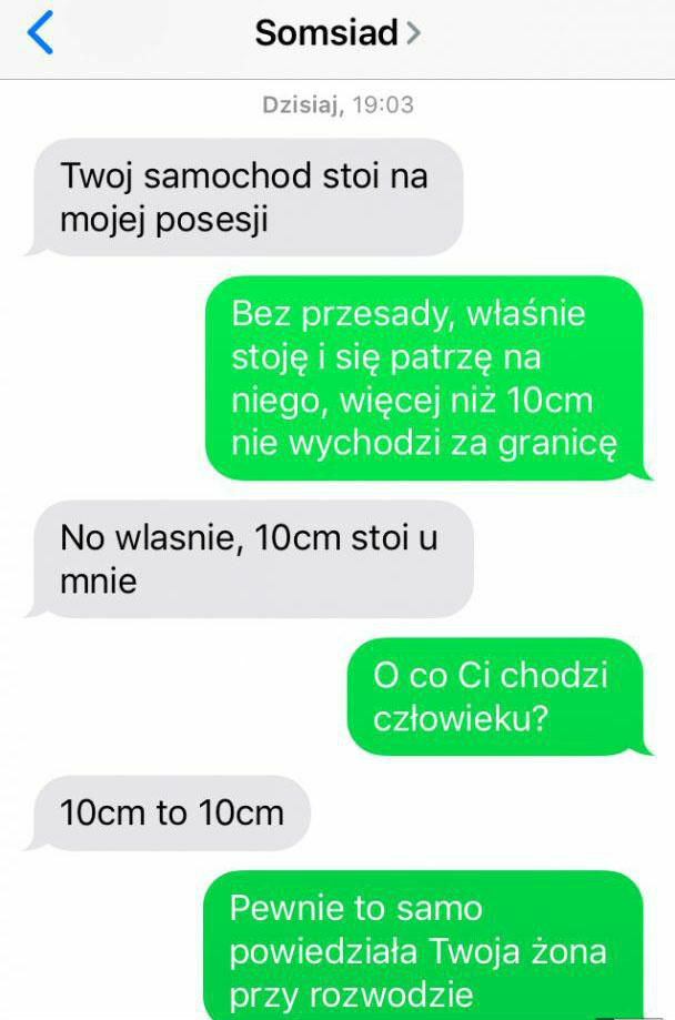 Problem z somsiadem 