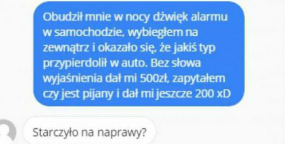 Obudził mnie alarm w nocy