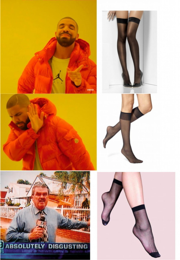 Podkolanówki? Nie dziękuję :D 