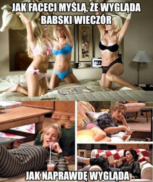 Babski wieczór w praktyce :D