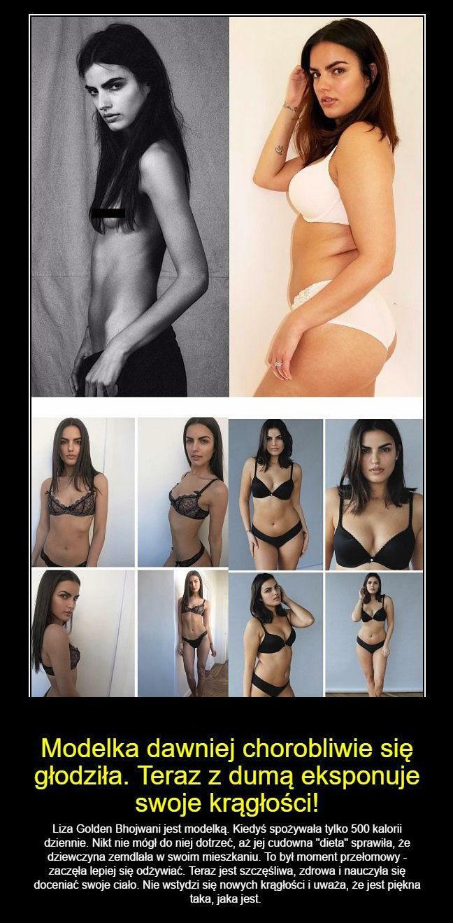 Modelka przytyła 20 kg i wygląda OBŁĘDNIE