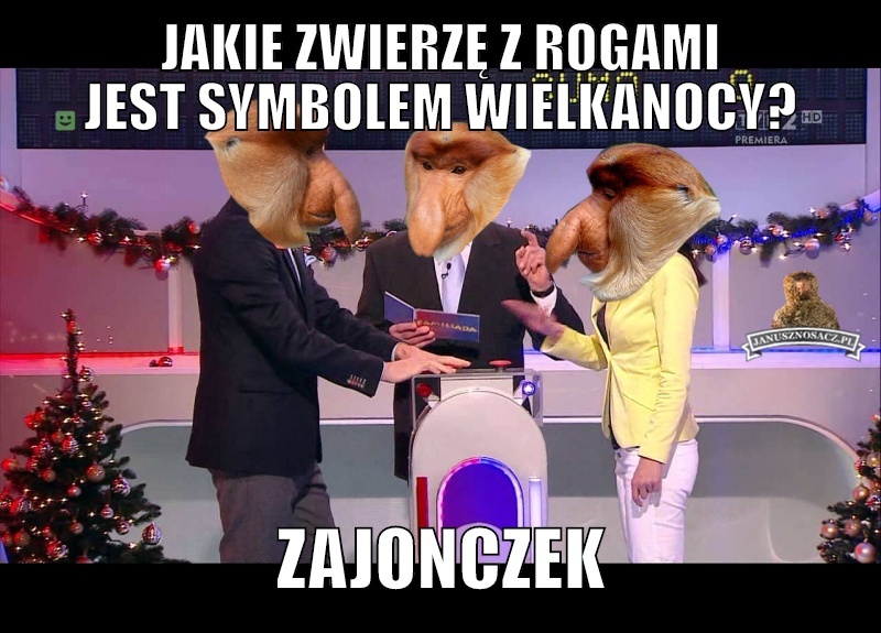 Wielkanocne pytanie. Leżymy ze śmiechu! :D