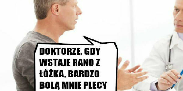 Rano bolą mnie plecy