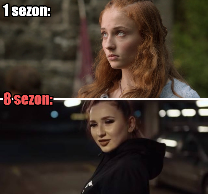 Ewolucja Sansy Stark