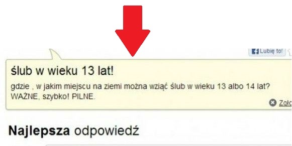 Gdzie wziąć ślub w wieku 13 lat?