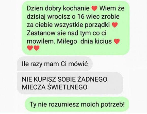 Nie rozumie jego potrzeb :D 