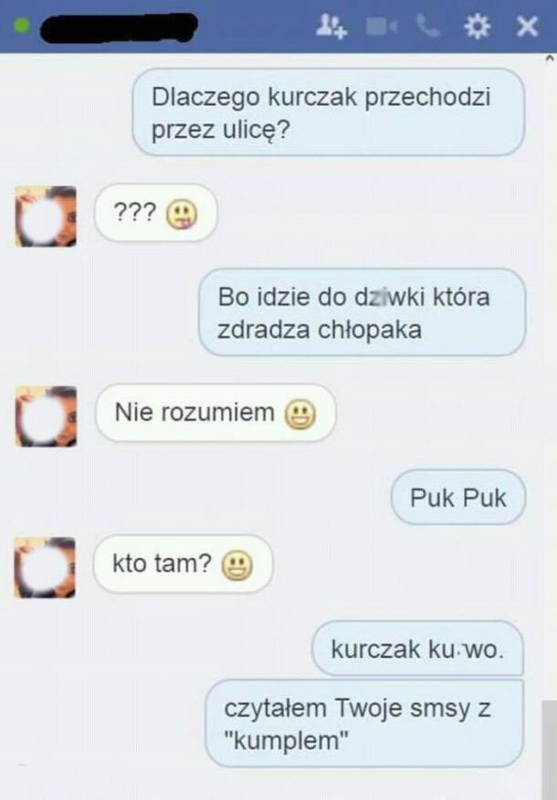 Dlaczego kurczak przechodzi przez ulicę?