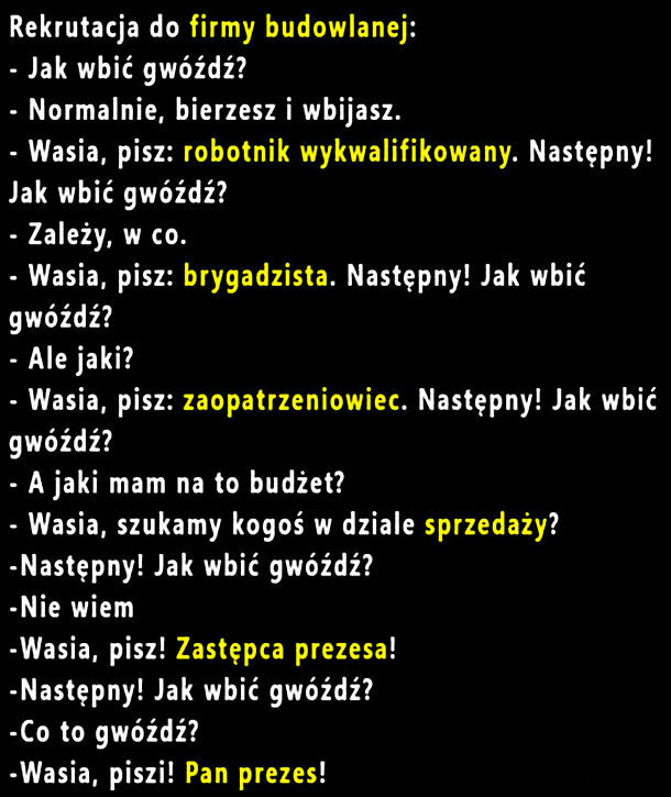 Specjaliści poszukiwani :D