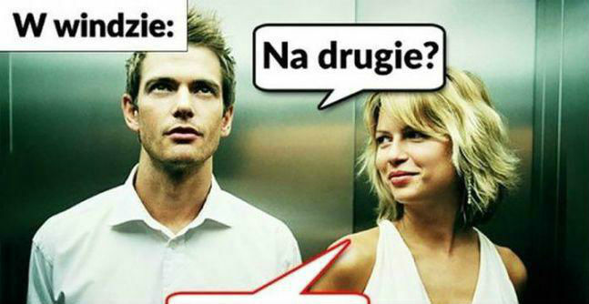 Nietypowe spotkanie w windzie :D