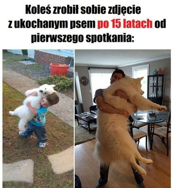 Zdjęcie z ukochanym psem