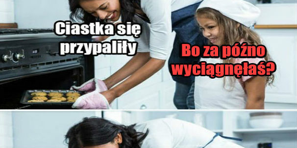 Przypalone ciastka