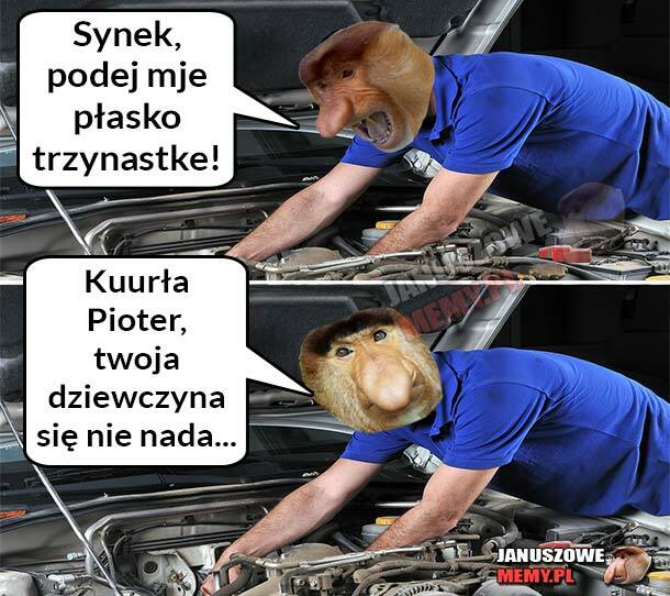 Pioter podaj płaską trzynastkę