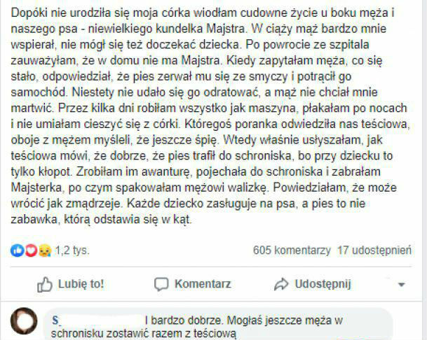 Zaskakująca historia o psie. Przeczytaj!
