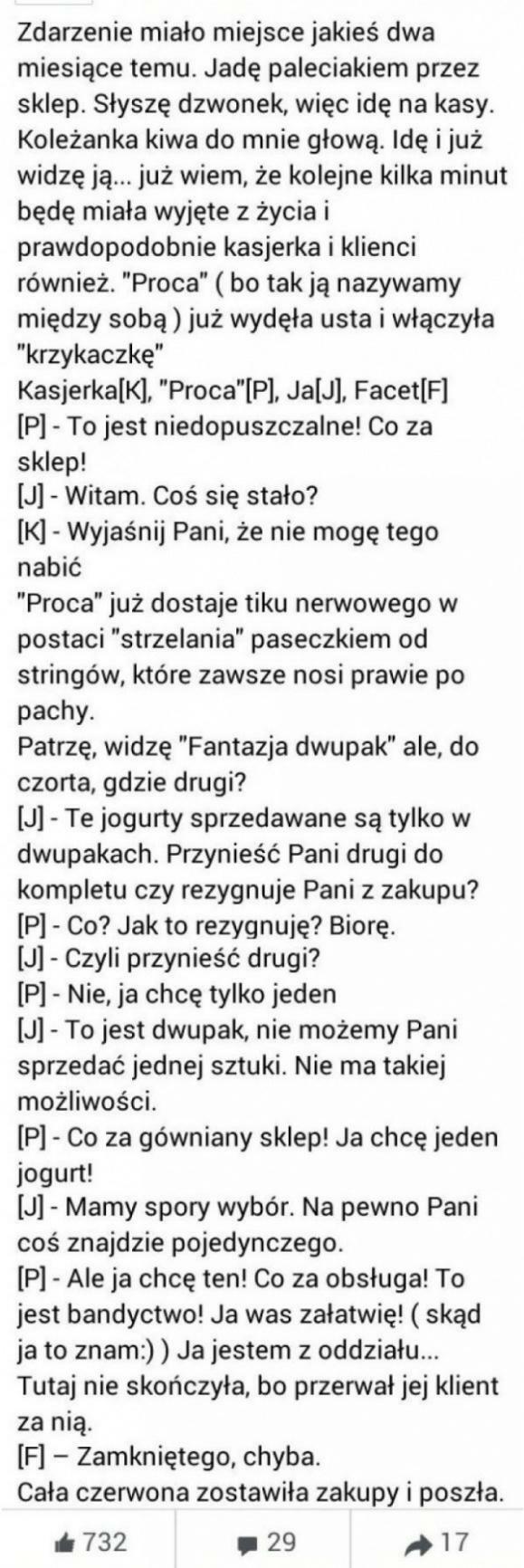 Najgorszy rodzaj klientki