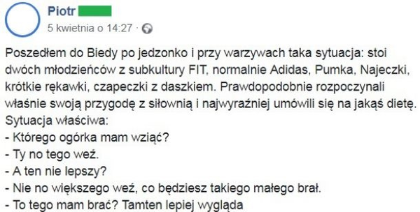 Śmieszna sytuacja w Biedrze :D