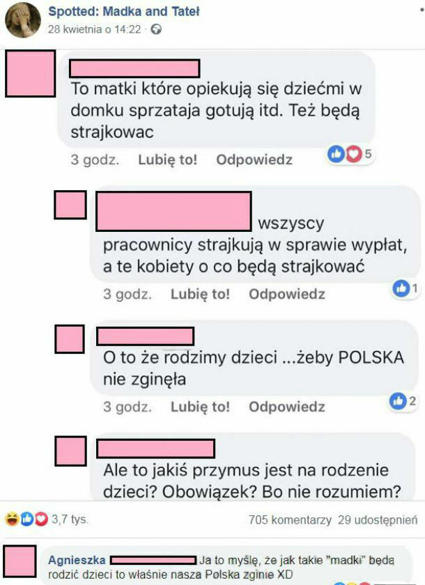 Strajk madek :D