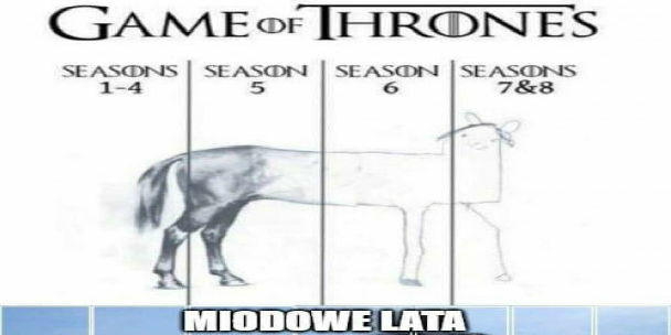 Gra o tron vs. Miodowe lata