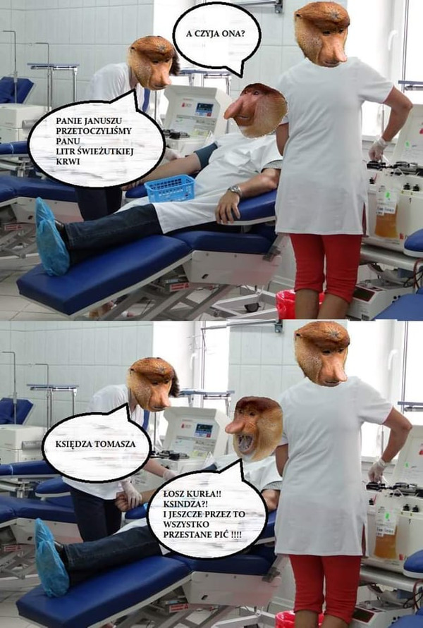 Litr świeżej krwi :D 