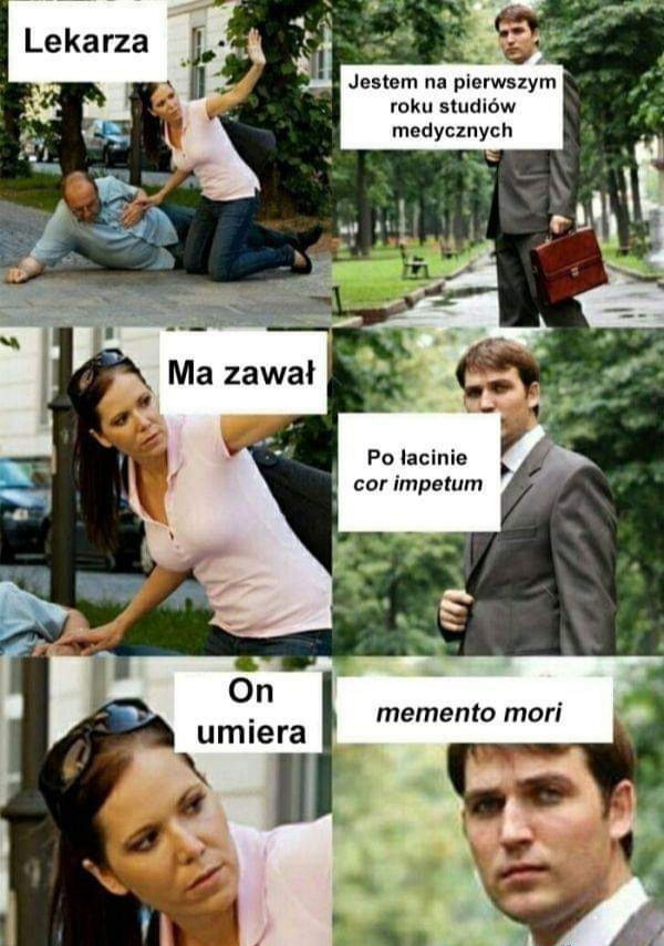 Lekarza, on ma zawał 