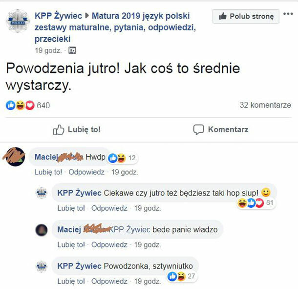 Policja z poczuciem humoru :D