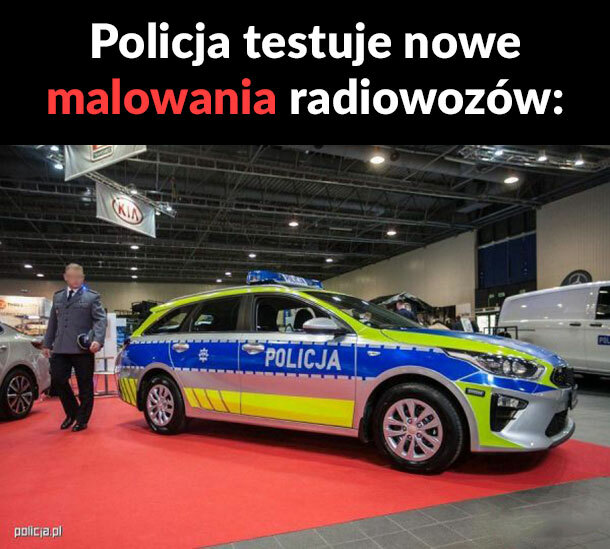 Nowy projekt radiowozów. Co sądzisz?